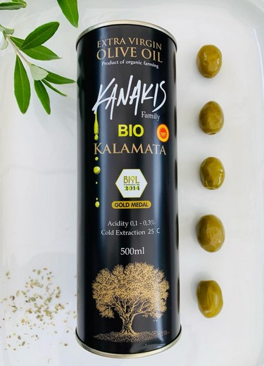 Kanakis Kalamata Bio-Olivenöl 0,50 l Dose