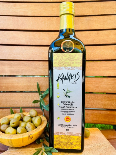 Kanakis Family Premium Olivenöl Superior A.O.P. Kalamata 1L